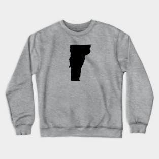 Black Vermont Crewneck Sweatshirt